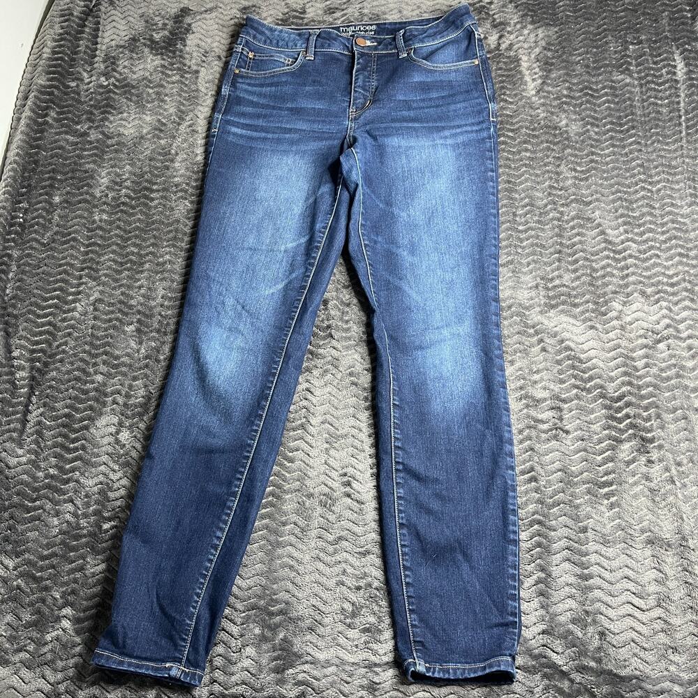 Maurices Dark Wash Everflex High Rise Skinny Jeans long size 12